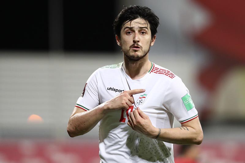 Sardar Azmoun là cầu thủ Iran nổi tiếng