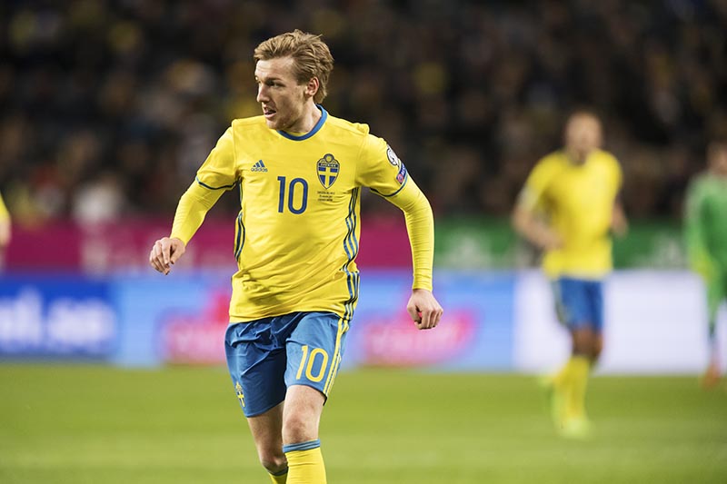 Cầu thủ Thụy Điển Emil Forsberg